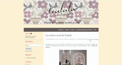 Desktop Screenshot of broderie-tralala.com